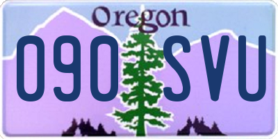 OR license plate 090SVU