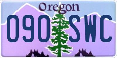 OR license plate 090SWC