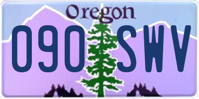 OR license plate 090SWV