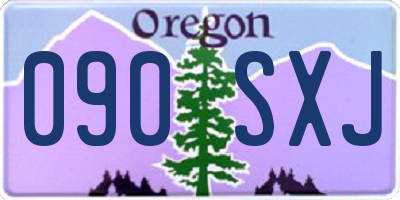 OR license plate 090SXJ