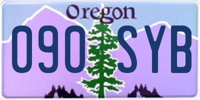 OR license plate 090SYB