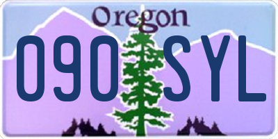 OR license plate 090SYL