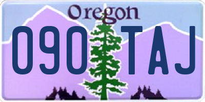 OR license plate 090TAJ