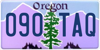 OR license plate 090TAQ