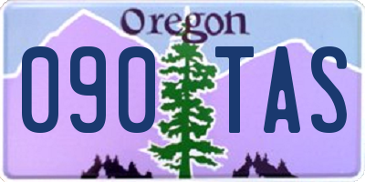 OR license plate 090TAS