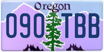 OR license plate 090TBB