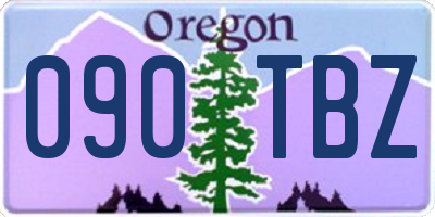 OR license plate 090TBZ
