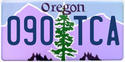 OR license plate 090TCA