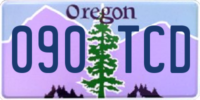 OR license plate 090TCD