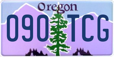 OR license plate 090TCG