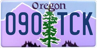OR license plate 090TCK