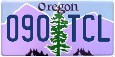 OR license plate 090TCL