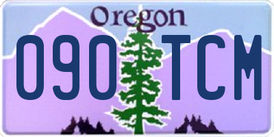 OR license plate 090TCM
