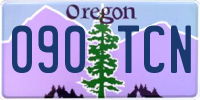 OR license plate 090TCN