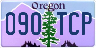 OR license plate 090TCP
