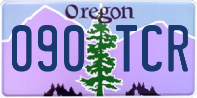 OR license plate 090TCR