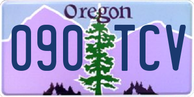 OR license plate 090TCV