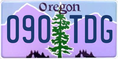 OR license plate 090TDG