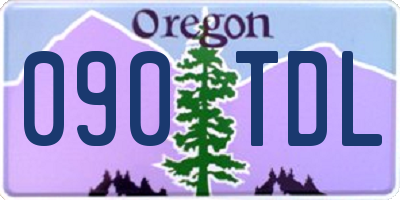 OR license plate 090TDL