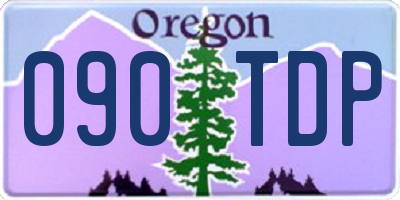OR license plate 090TDP