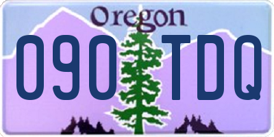 OR license plate 090TDQ