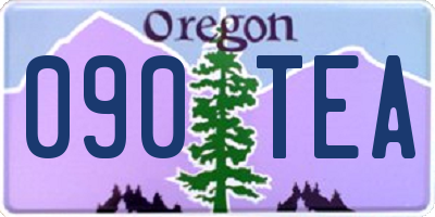 OR license plate 090TEA
