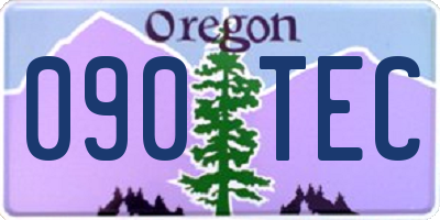 OR license plate 090TEC