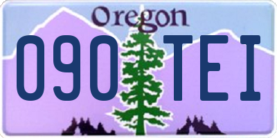 OR license plate 090TEI