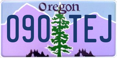 OR license plate 090TEJ