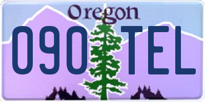 OR license plate 090TEL