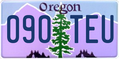 OR license plate 090TEU