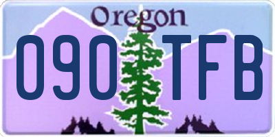OR license plate 090TFB