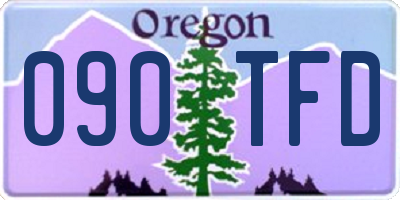 OR license plate 090TFD