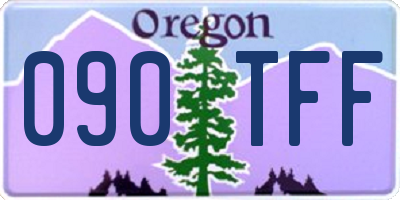 OR license plate 090TFF