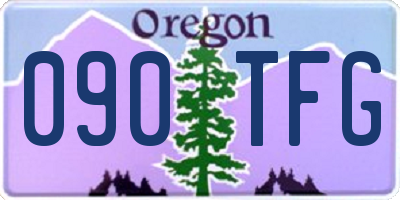 OR license plate 090TFG