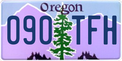 OR license plate 090TFH