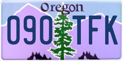 OR license plate 090TFK