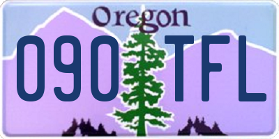 OR license plate 090TFL
