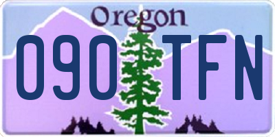 OR license plate 090TFN