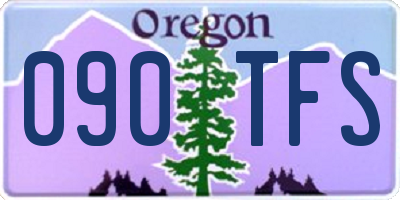 OR license plate 090TFS