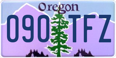 OR license plate 090TFZ