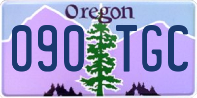 OR license plate 090TGC