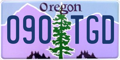 OR license plate 090TGD