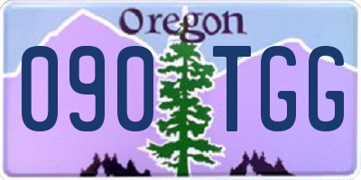 OR license plate 090TGG