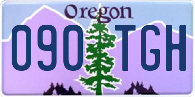 OR license plate 090TGH