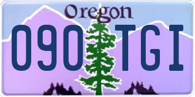 OR license plate 090TGI
