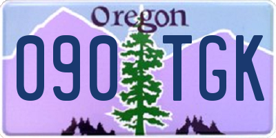 OR license plate 090TGK