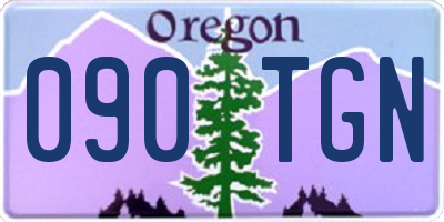 OR license plate 090TGN
