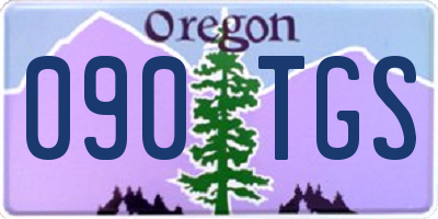 OR license plate 090TGS