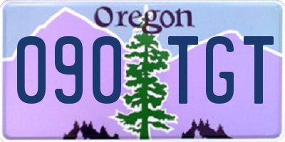 OR license plate 090TGT